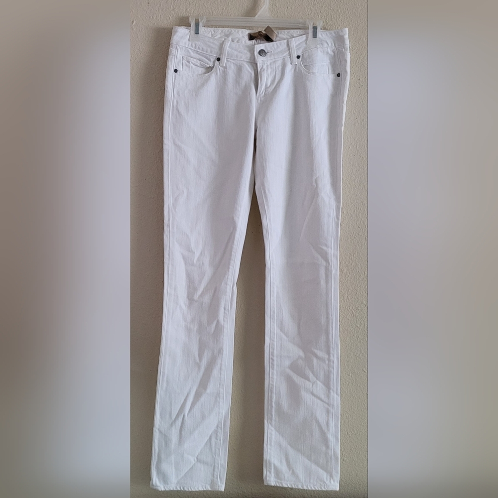 PAIGE Sz 28 denim white jeans